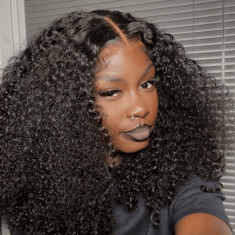 13x4 Pre-Max Pre-Cut Transparent/HD Lace Front Afro Curly Pre-Everything BoB Wig TianaHair