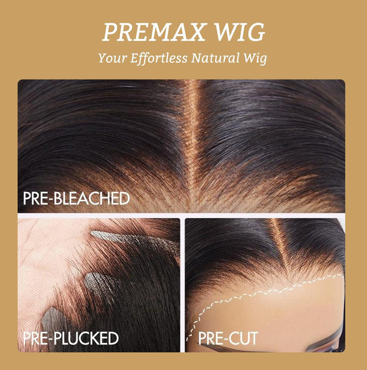 13x4 Pre-Max Pre-Cut Transparent/HD Lace Front Afro Curly Pre-Everything Wig TianaHair