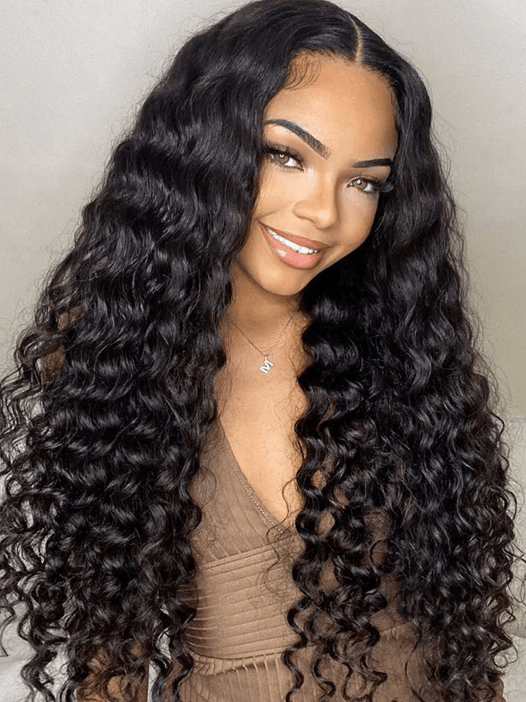 13x4 Pre-Max Pre-Cut Transparent/HD Lace Front Deep Wave Pre-Everything Wig TianaHair