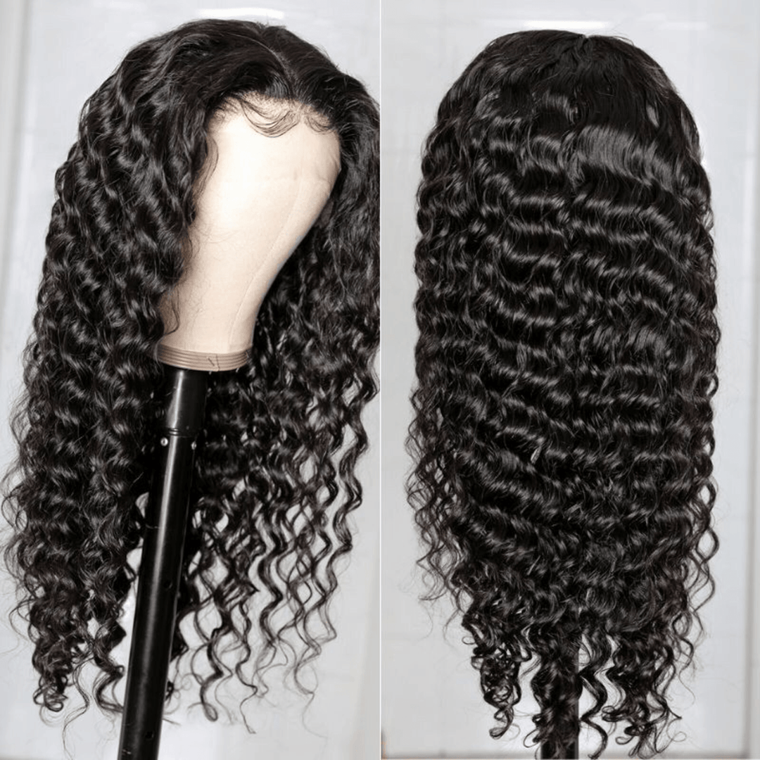 13x4 Pre-Max Pre-Cut Transparent/HD Lace Front Deep Wave Pre-Everything Wig TianaHair
