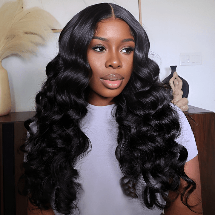 13x4 Pre-Max Pre-Cut Transparent/HD Lace Front Ocean Wave Pre-Everything Wig TianaHair