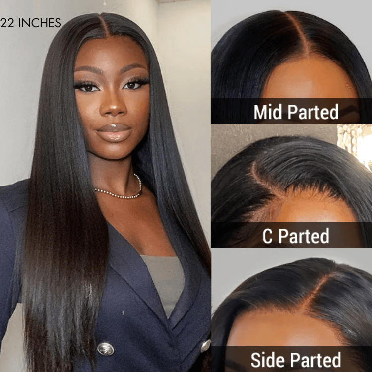 13x4 Pre-Max Pre-Cut Transparent/HD Lace Front Silky Straight Pre-Everything Wig TianaHair