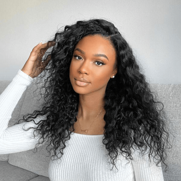 13x4 Pre-Max Pre-Cut Transparent/HD Lace Front Water Wave Pre-Everything Wig TianaHair