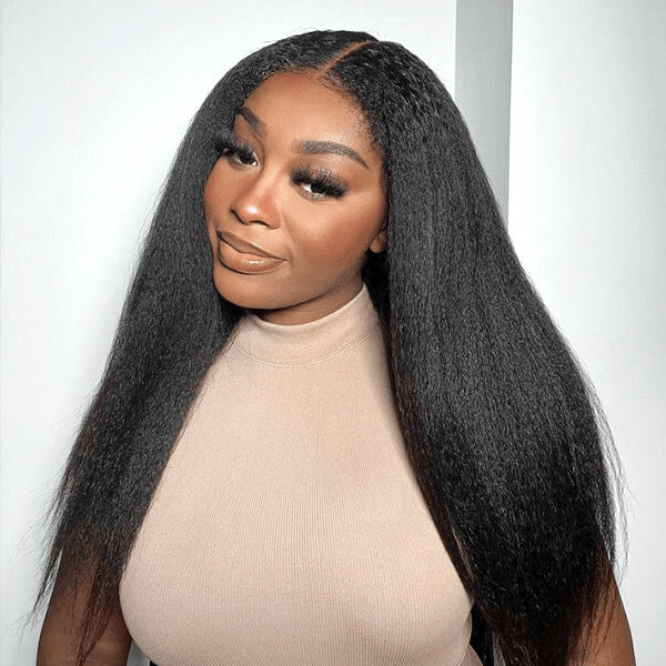 13x4 Pre-Max Pre-Cut Transparent/HD Lace Front Yaki Straight Pre-Everything Wig TianaHair