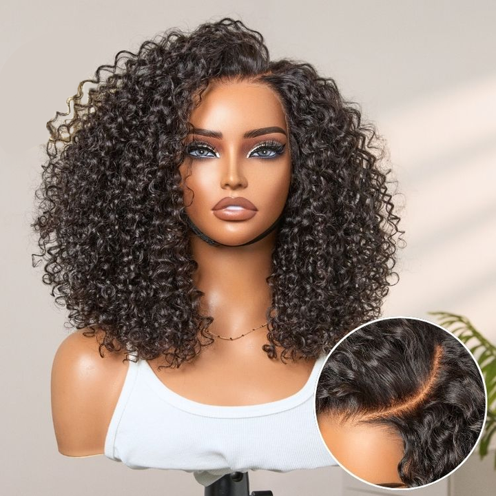 Afro Kinky Curly 6x4 Pre-Everything & Transparent Lace Wear Go Glueless Perücke