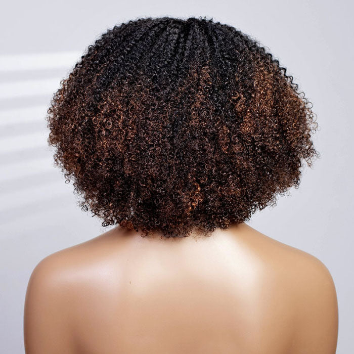 4x4/7x5 Lace Brown Sugar Bob Afro Curly Pre-Everything Glueless Wig