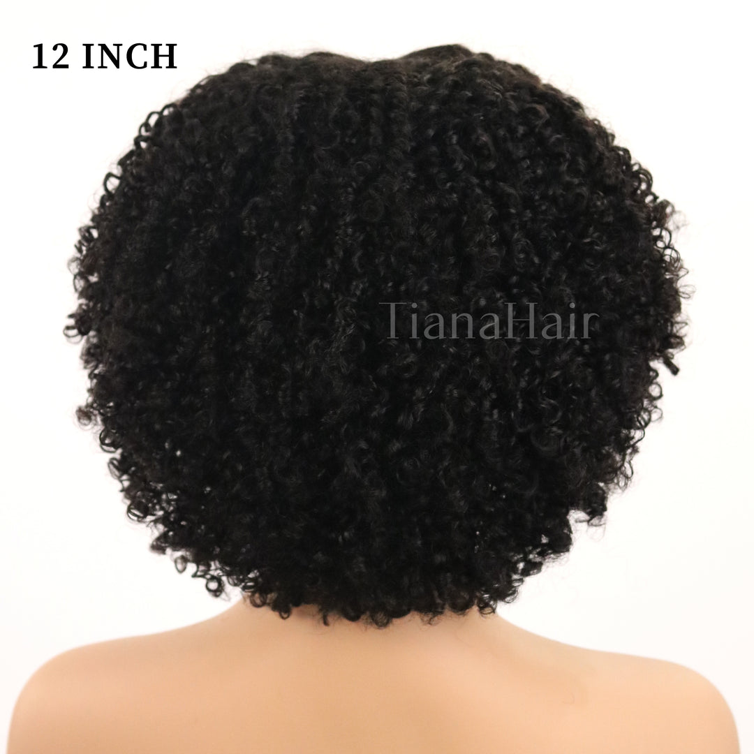 Afro Kinky Coily Layered Cut 7x5 Lace Pre-Everything Wear Go Glueless Wig