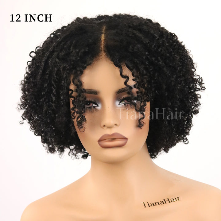 Afro Kinky Coily Layered Cut 7x5 Lace Pre-Everything Wear Go Glueless Wig
