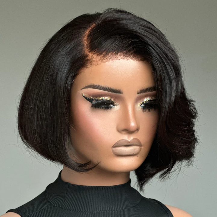 7x5 Realistic Lace Side Part Pre-Everything Wear Go Glueless Bob Wig