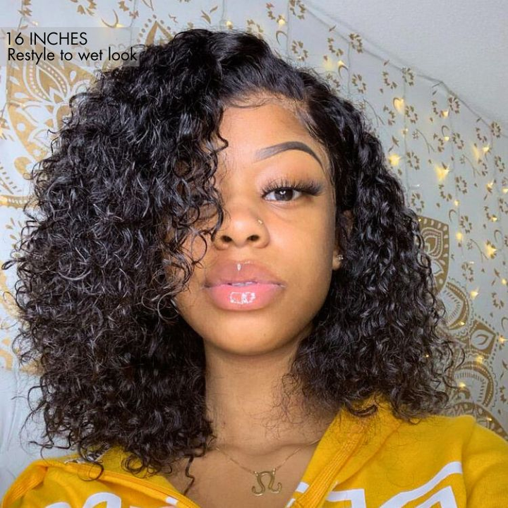 Afro Kinky Curly 6x4 Pre-Everything & Transparent Lace Wear Go Glueless Perücke