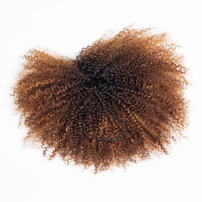 3 IN 1 HALF WIG Amber Flow Curly Side Part Pre-Styled Half Wig Flip Over Draw-strings Wig