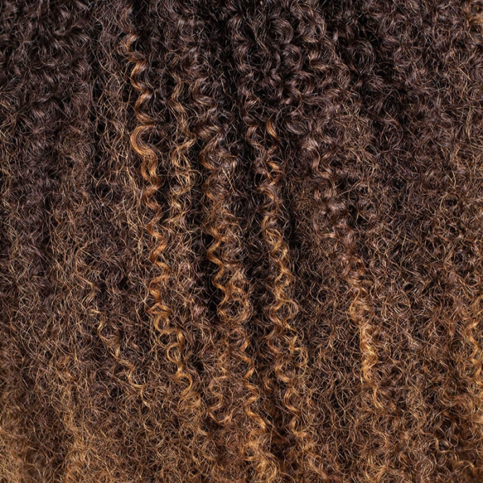 4x4/7x5 Lace Golden Toffee Afro Curly Pre-Everything Glueless Wig