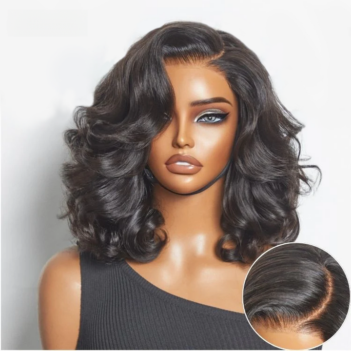 6x4 Lace Voluminous Loose Body Wave 200% Density Glueless Wig Pre-Cut Lace TianaHair
