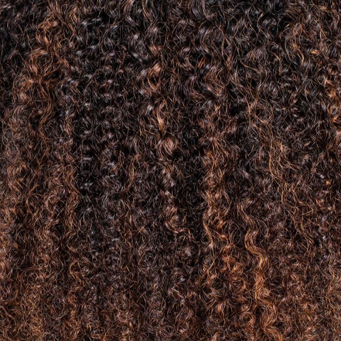 4x4/7x5 Lace Cocoa Spice Layered Cut Afro Curly Pre-Everything Glueless Wig