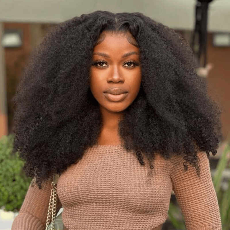 Afro Curly 6x4 Wear Go Pre-Everything Glueless Transparent/HD Lace Wig TianaHair