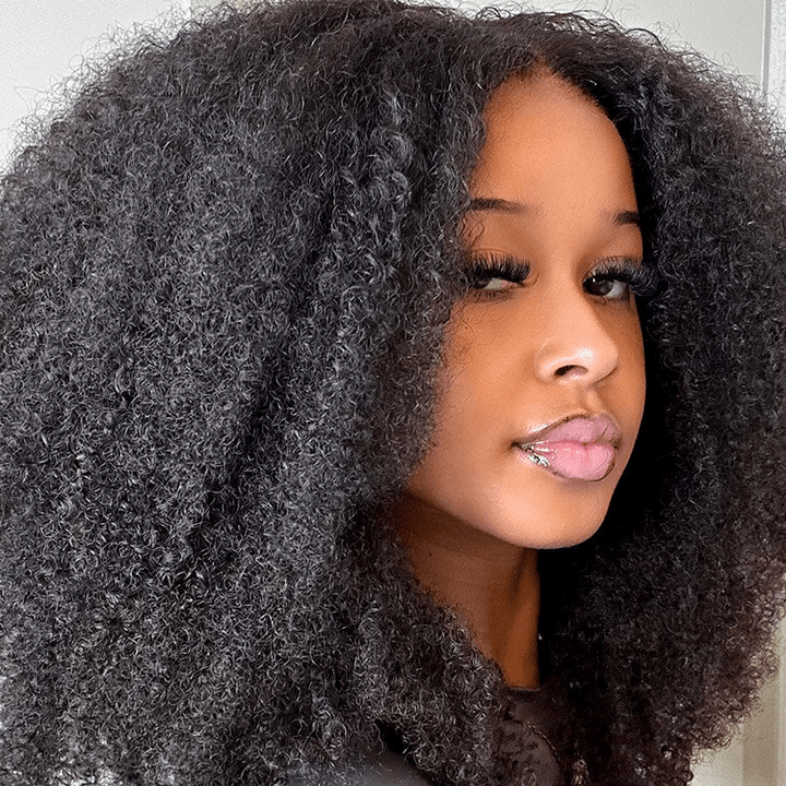 Afro Curly 6x4 Wear Go Pre-Everything Glueless Transparent/HD Lace Wig TianaHair