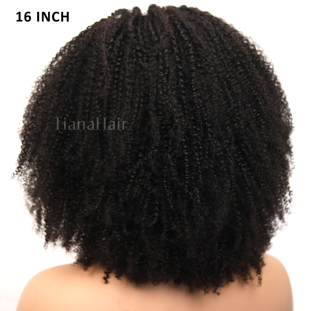 Afro Kinky Curly 6x4 Pre-Everything & Transparent Lace Wear Go Glueless Wig TianaHair