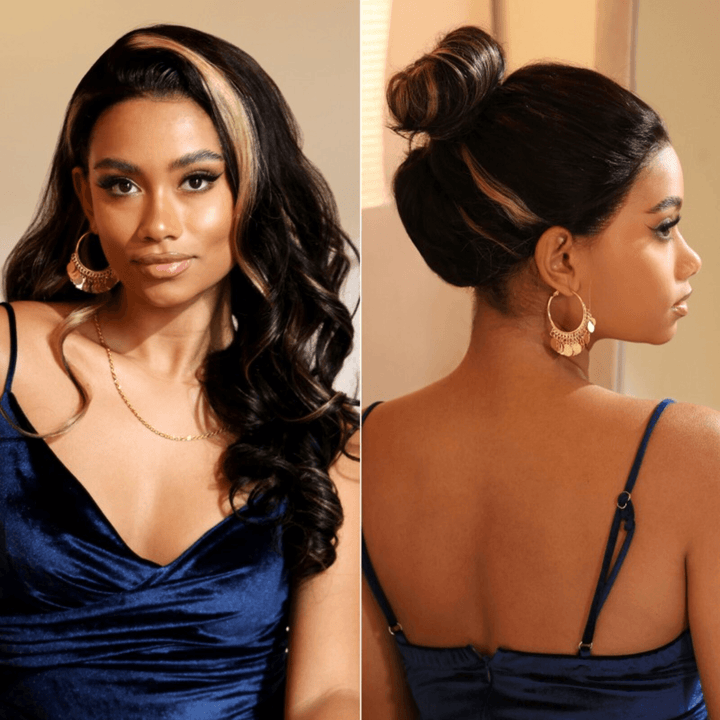 Blonde Highlights Body Wave Pre-Max 13x4 Lace Wear Go Glueless Wig TianaHair