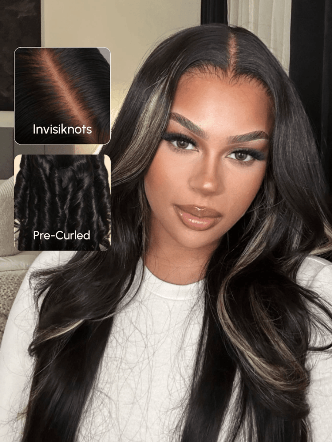 Blonde Highlights Body Wave Pre-Max 13x4 Lace Wear Go Glueless Wig TianaHair