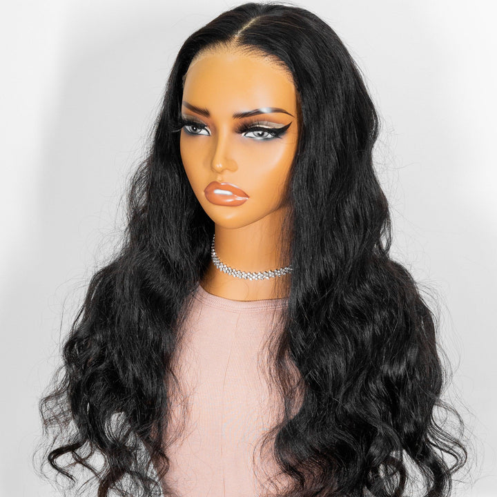 Body Wave 6x4 Wear Go Glueless Transparent/HD Lace Wig With Pre Bleached Tiny Knots TianaHair
