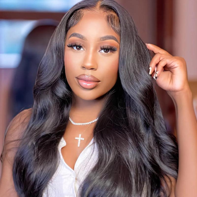 Body Wave 6x4 Wear Go Glueless Transparent/HD Lace Wig With Pre Bleached Tiny Knots TianaHair