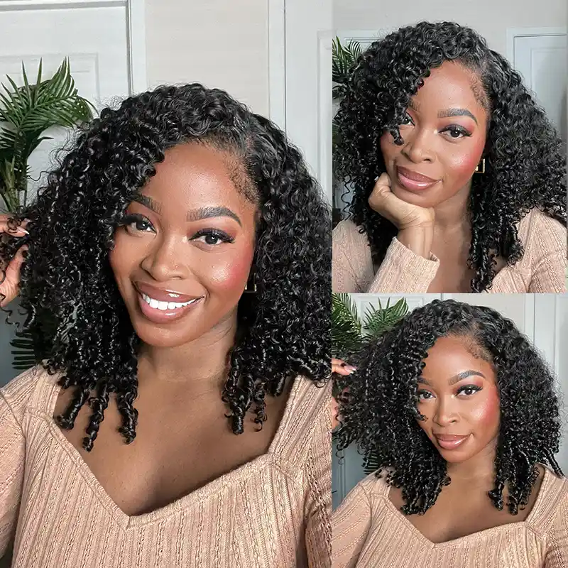 【Clearance Sale】13x4 Frontal Lace Kinky Curly Wig 100% Human Hair TianaHair
