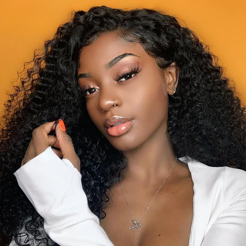 【Clearance Sale】4x4 Lace Kinky Curly Wig 100% Human Hair TianaHair