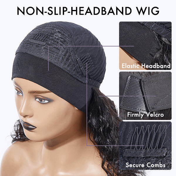 Deep Wave Ready to Wear Wig - headband wig human hair | Tianahair TianaHair