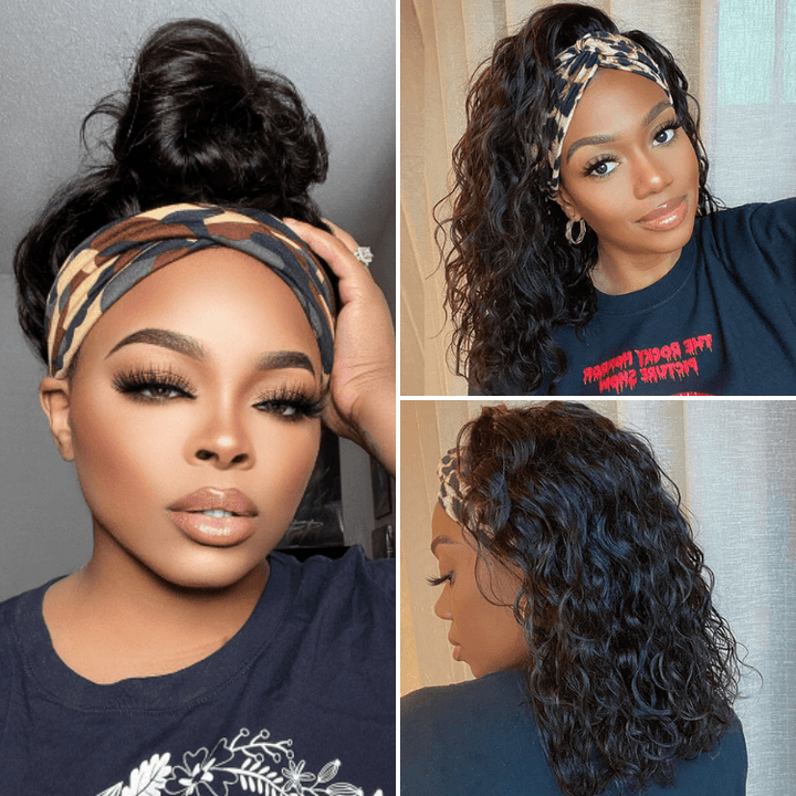 Deep Wave Ready to Wear Wig - headband wig human hair | Tianahair TianaHair