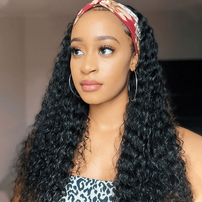 Deep Wave Ready to Wear Wig - headband wig human hair | Tianahair TianaHair
