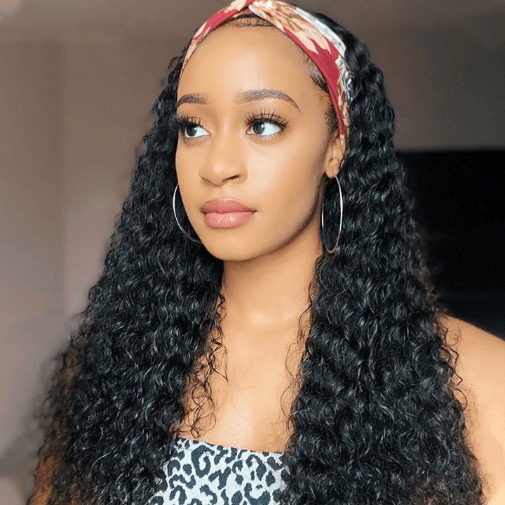 Deep Wave Ready to Wear Wig - headband wig human hair | Tianahair TianaHair