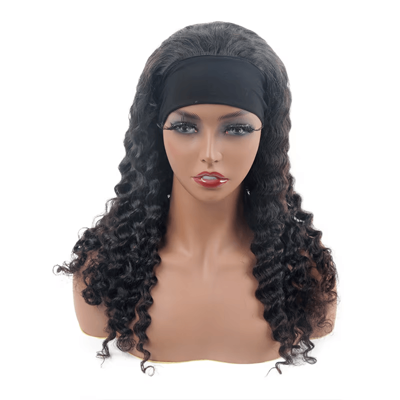 Deep Wave Ready to Wear Wig - headband wig human hair | Tianahair TianaHair