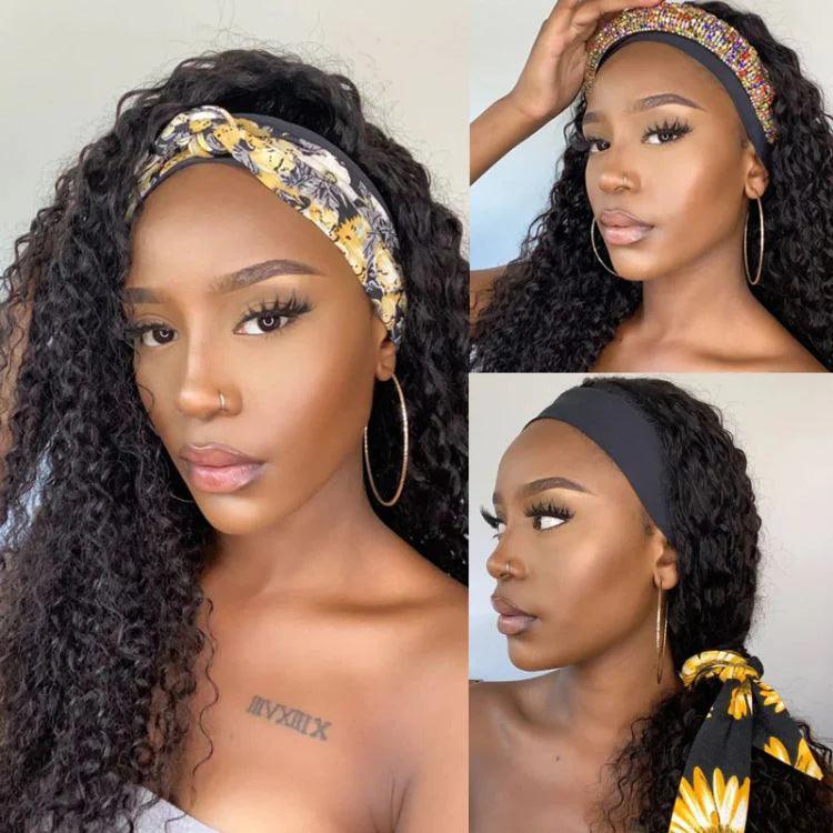Deep Wave Ready to Wear Wig - headband wig human hair | Tianahair TianaHair