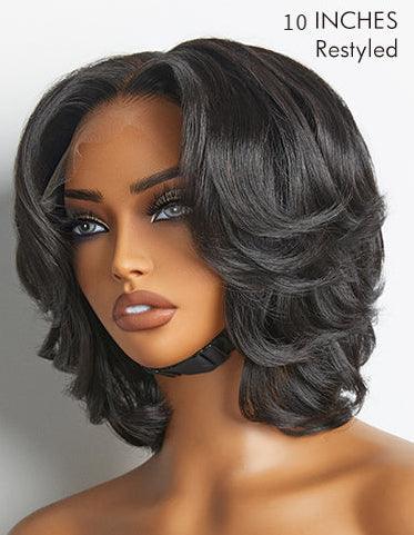 Elegant Boss Vibe 4x4 Lace Short Pixie Cut Wear And Go Glueless Wig TianaHair