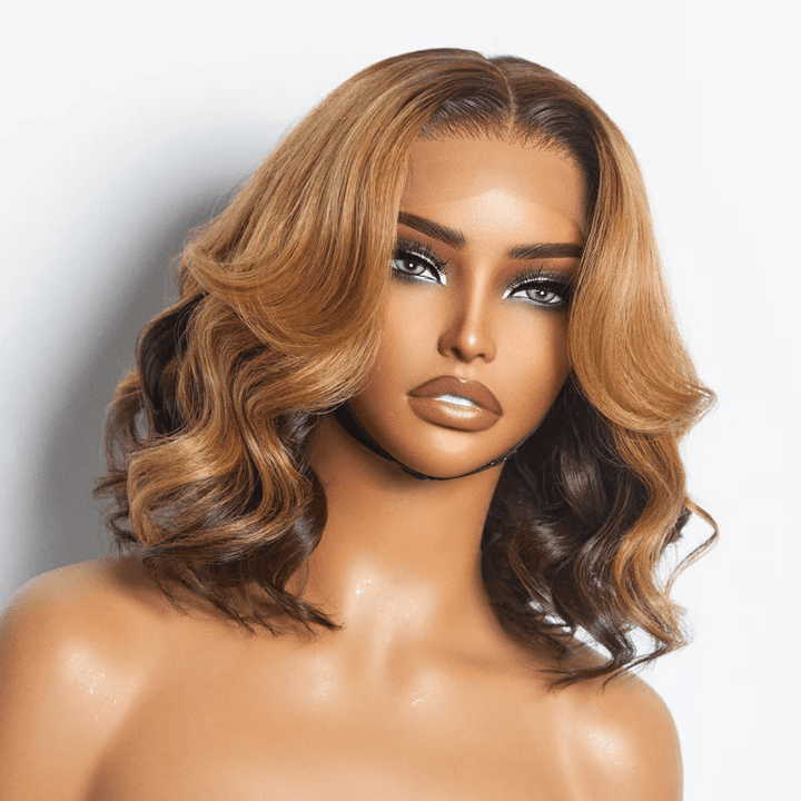 Elegant Peekaboo Ombre Blonde Loose Wave Glueless 6x4 Closure Lace Wig TianaHair