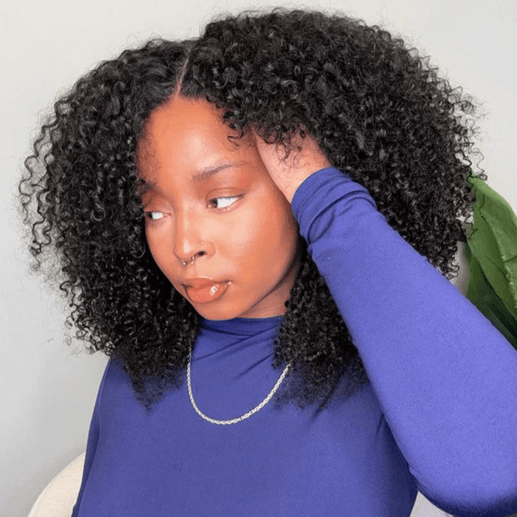 Finger Coily 9x6 Transparent/HD Lace Pre-everything Wear Go Glueless Wig TianaHair