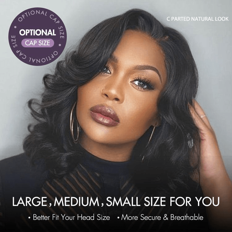 Gorgeous Natural Black Loose Wave 6x4 Lace Glueless Pre-everything Ready to Go Short Wig TianaHair