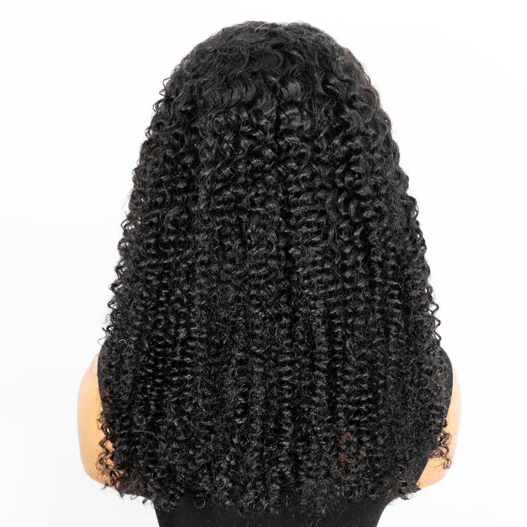 Kinky Curly 6x4 Wear Go Glueless Transparent/HD Lace Wig With Pre Bleached Tiny Knots TianaHair