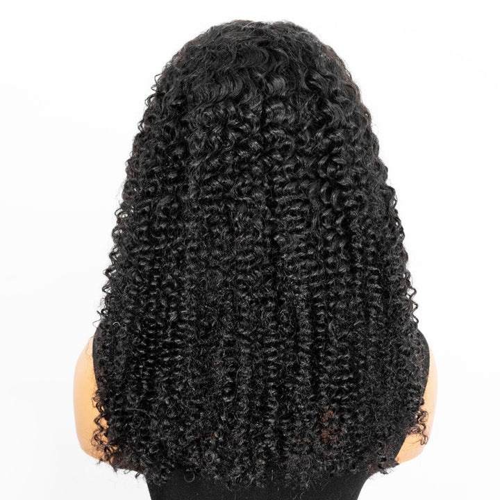 Kinky Curly 6x4 Wear Go Glueless Transparent/HD Lace Wig With Pre Bleached Tiny Knots TianaHair