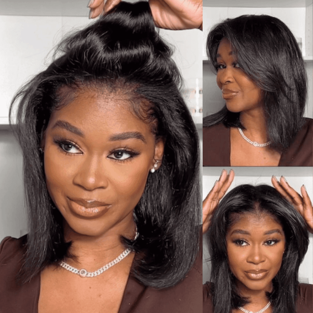 Kinky Straight 6x4 Transparent/HD Lace Wear Go Glueless Pre-everything Wig TianaHair