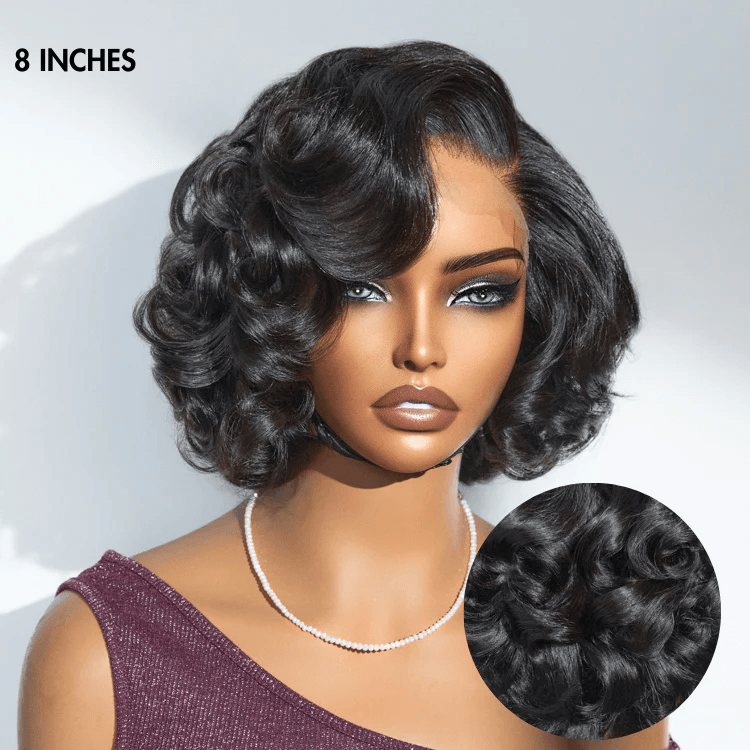 Mature Boss Brown Ombre Highlight / Natural Black 4x4 Lace Loose Wave Glueless Lace Wig Wear Go TianaHair
