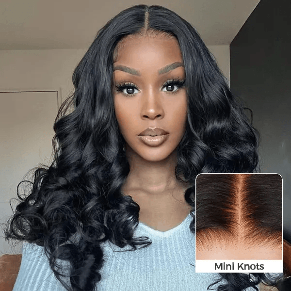 Ocean Wave 6x4 Wear Go Glueless Transparent/HD Lace Wig With Pre Bleached Tiny Knots TianaHair