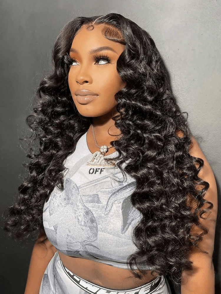 Wand Curl 6x4 Wear Go Glueless Transparent/HD Lace Wig With Pre Bleached Tiny Knots TianaHair