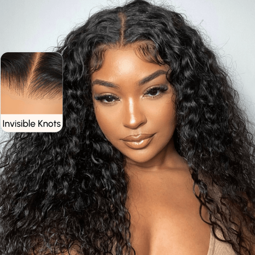 Water Wave 6x4 Wear Go Glueless Transparent/HD Lace Wig With Pre Bleached Tiny Knots TianaHair