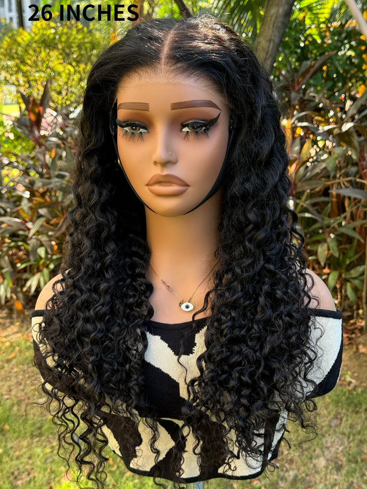 Water Wave 6x4 Wear Go Glueless Transparent/HD Lace Wig With Pre Bleached Tiny Knots TianaHair