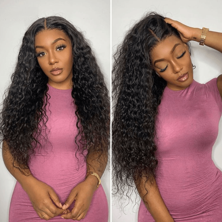 Water Wave 6x4 Wear Go Glueless Transparent/HD Lace Wig With Pre Bleached Tiny Knots TianaHair