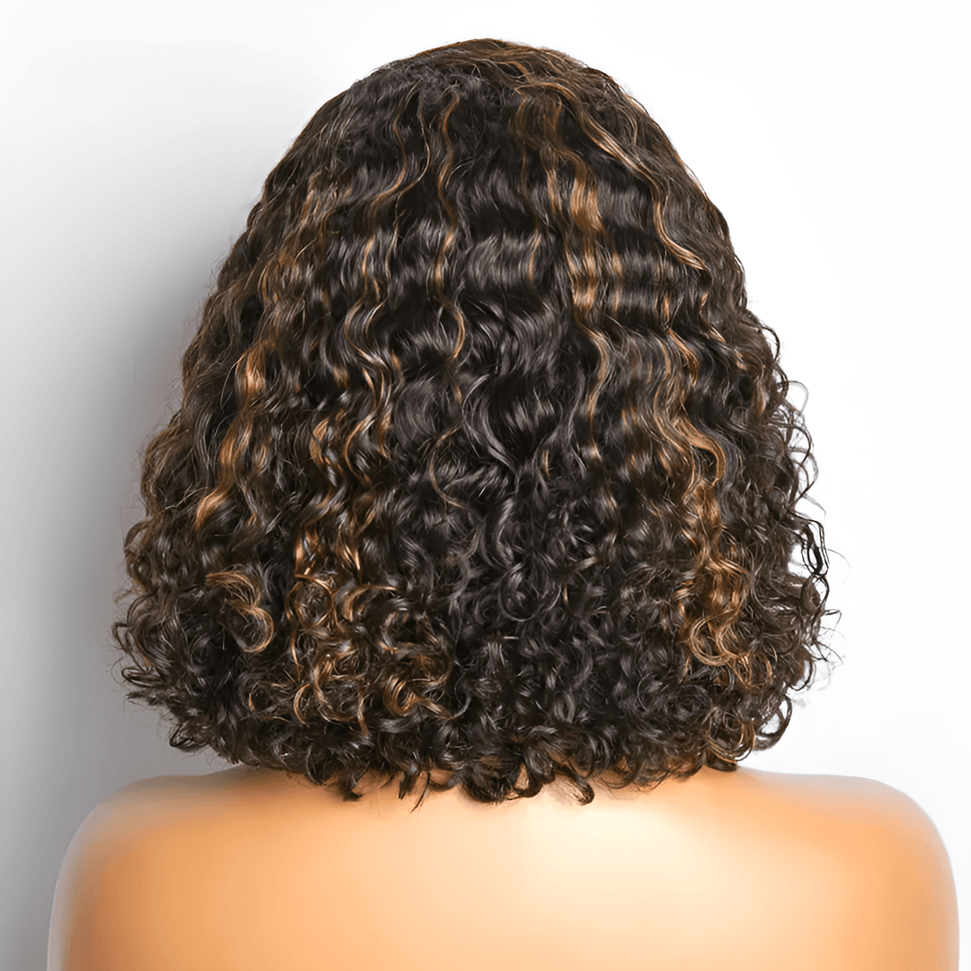 Wear Go 4x4 Blonde Highlight Water Wave Glueless Wig TianaHair