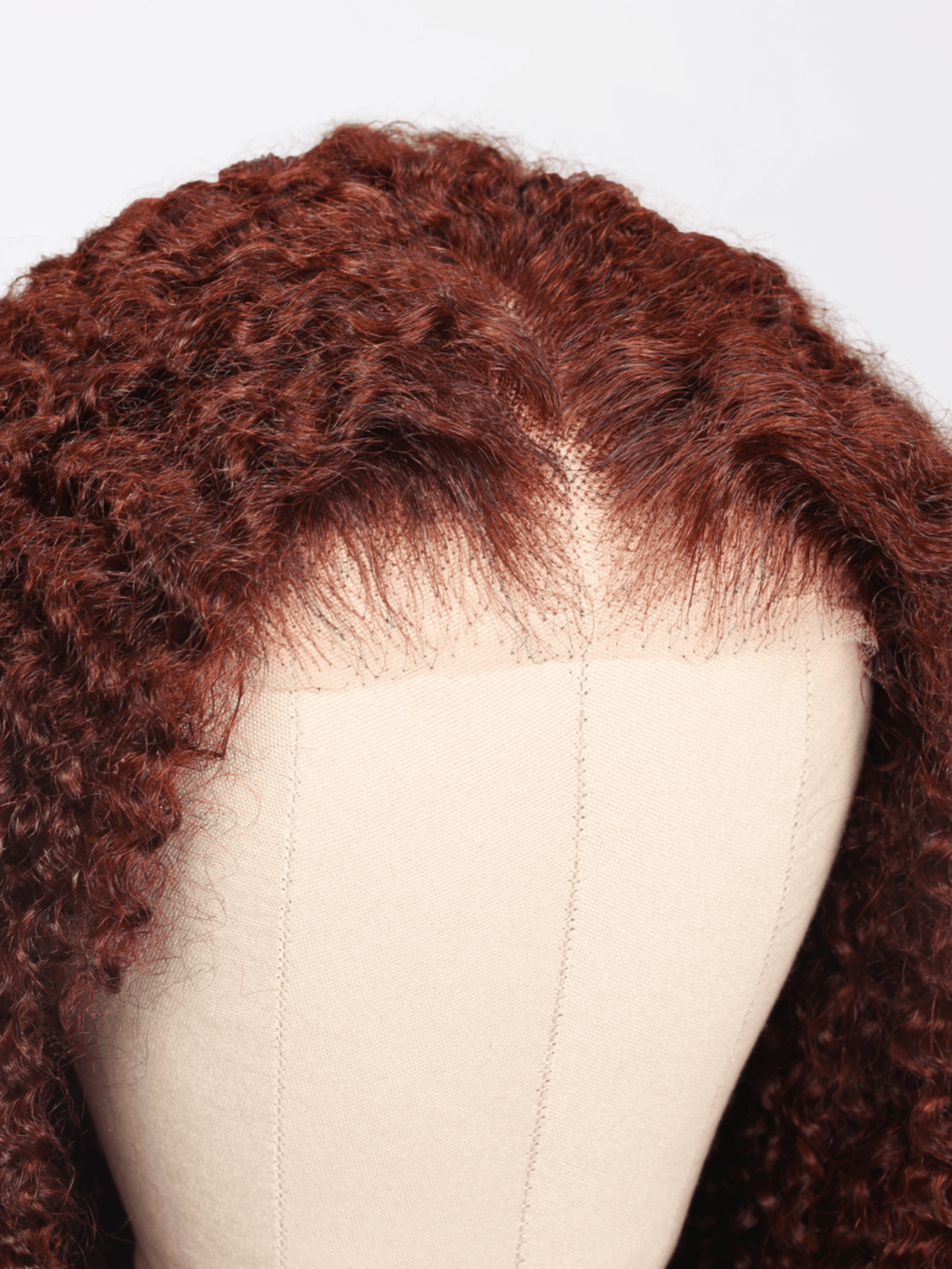 Wear Go 6x4 Reddish Brown Glueless Wig Pre Plucked Kinky Curly Wig TianaHair