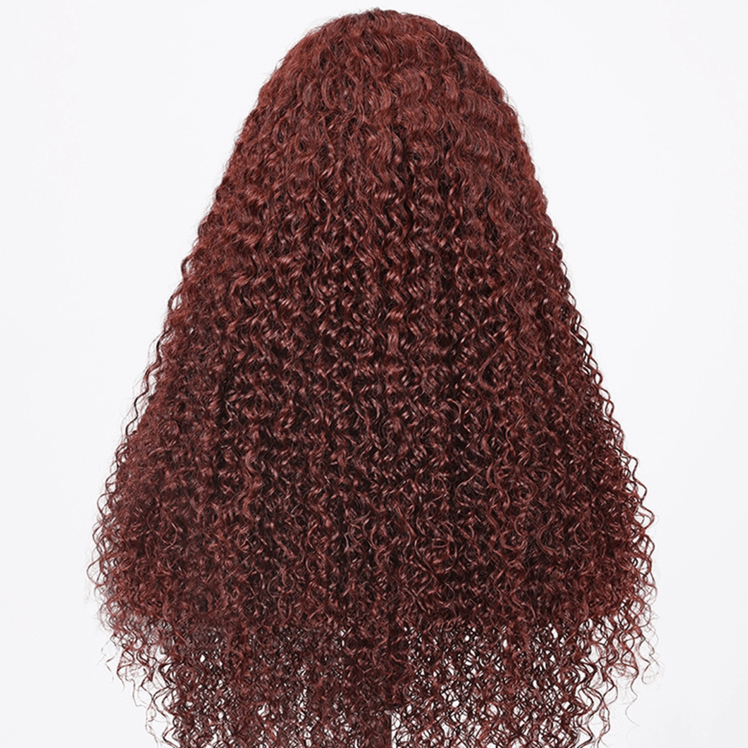 Wear Go 6x4 Reddish Brown Glueless Wig Pre Plucked Water Wave Wig TianaHair