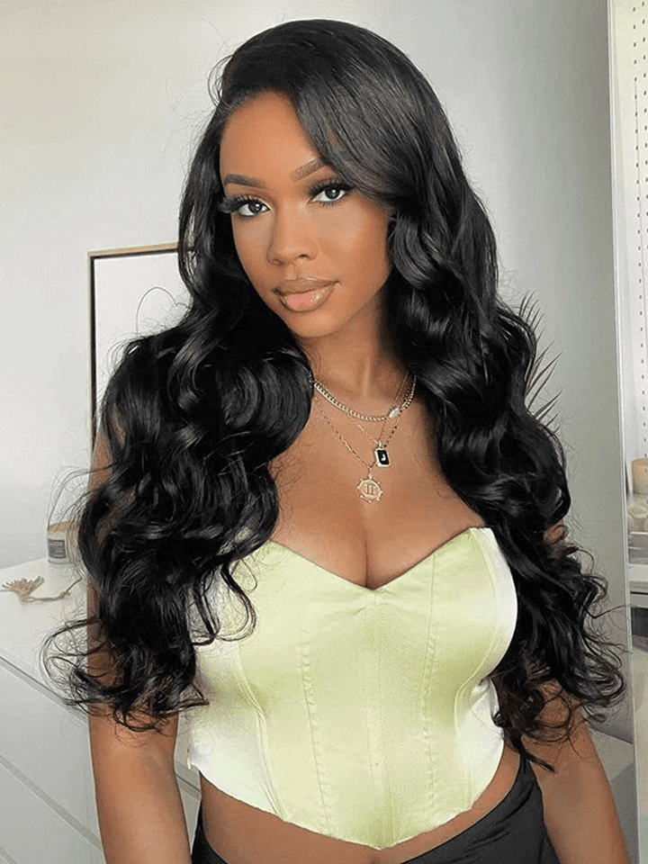 Wear Go Body Wave 9x6 Transparent/HD Lace Pre-Bleached Tiny Knots Pre-Cut Glueless Wig TianaHair